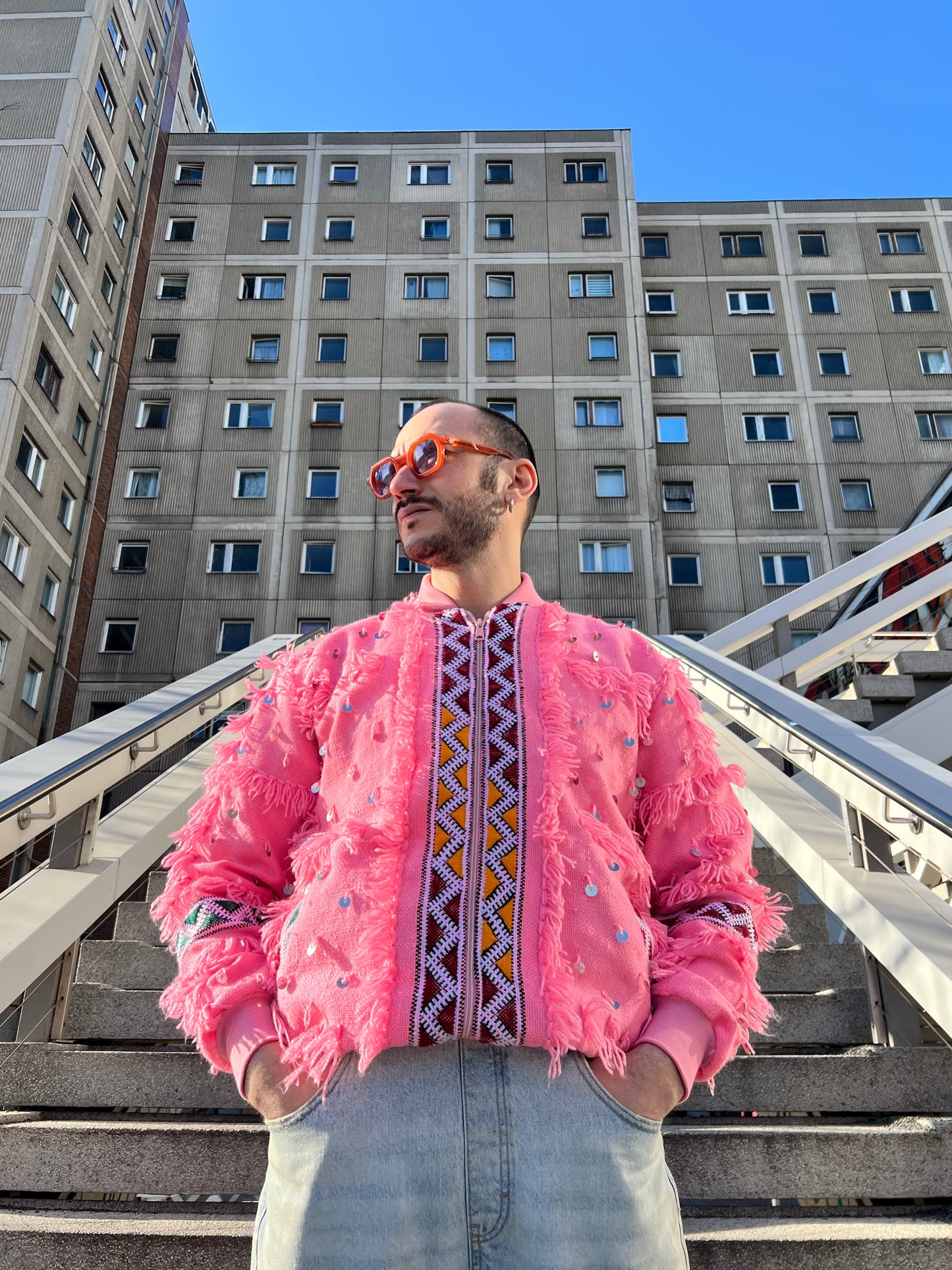 Warda - a Hand-Woven Moroccan Jacket – Caftan Hook & Lined Interior